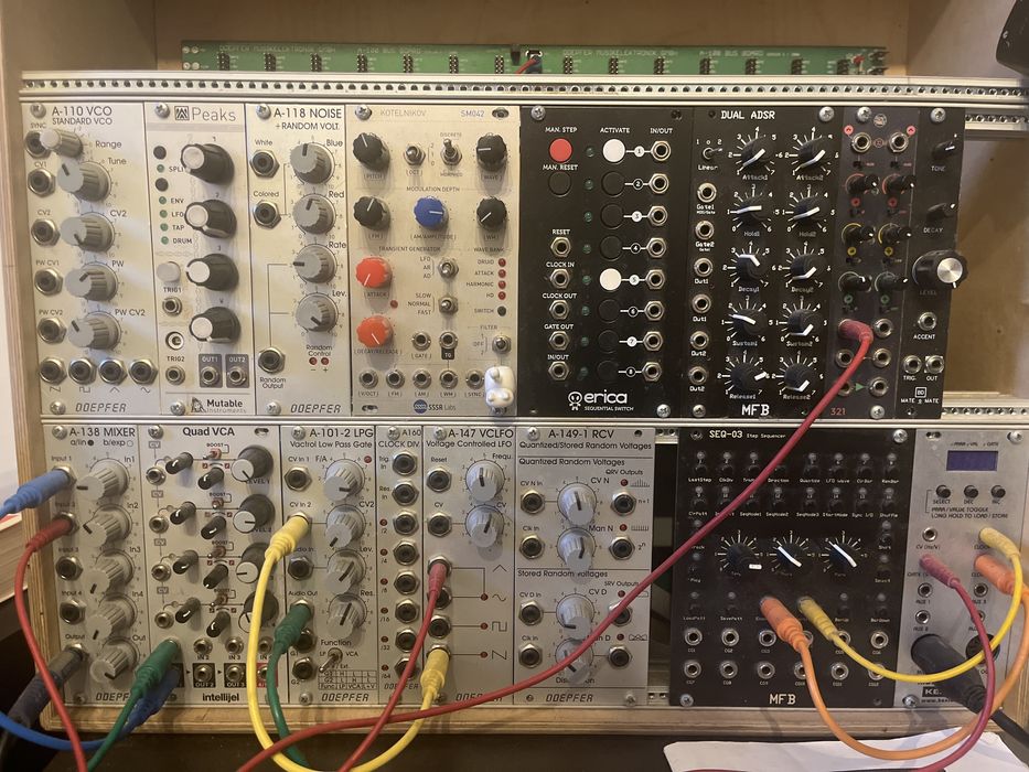 Sintetizador Modular Doepfer A-100 Eurorack Analógico e Digital64172677065475121