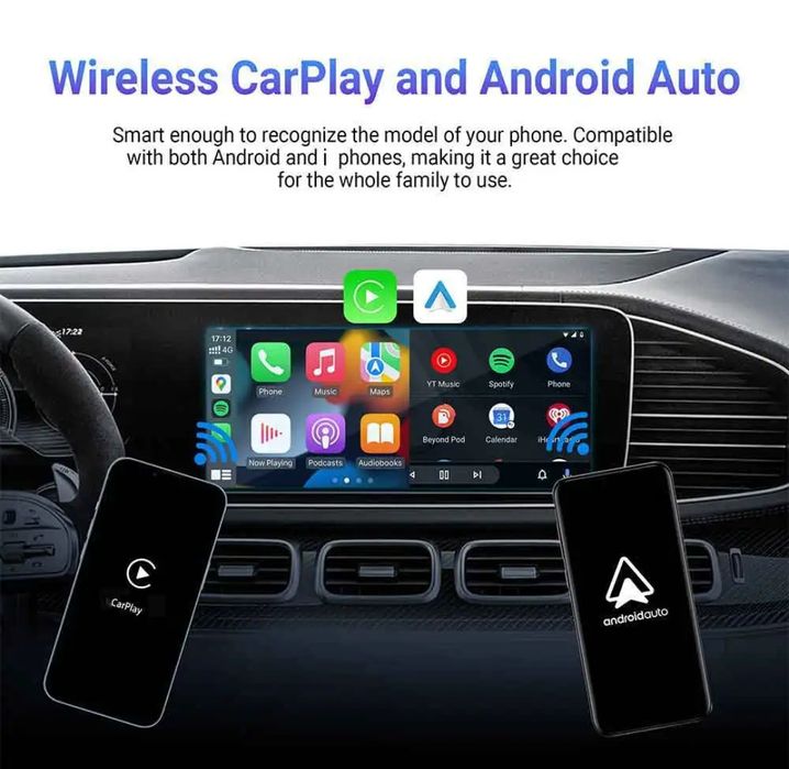OTTOCAST Play2Video Pro Adaptador Carplay Android Auto  SEM FIOS novo
