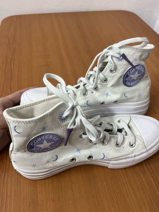 Високі кеди Converse Chuck Taylor All Star Lift Platform (Celestial / Зірки) Оригінал 37.5 розмір
