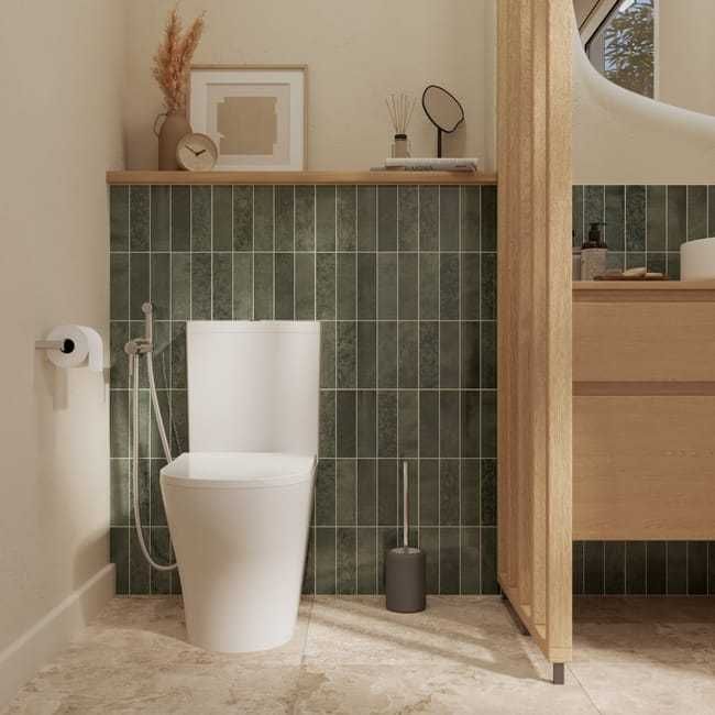 Kit de higiene de banho parede cromado Sensea Icone