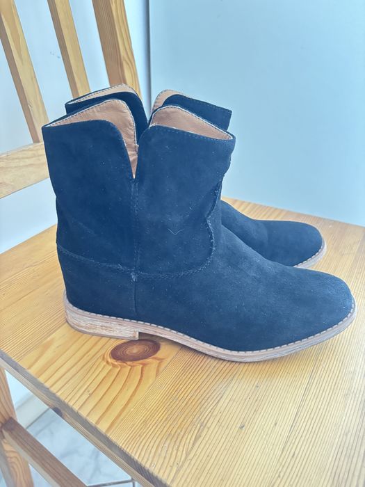 Botki zamszowe nowe