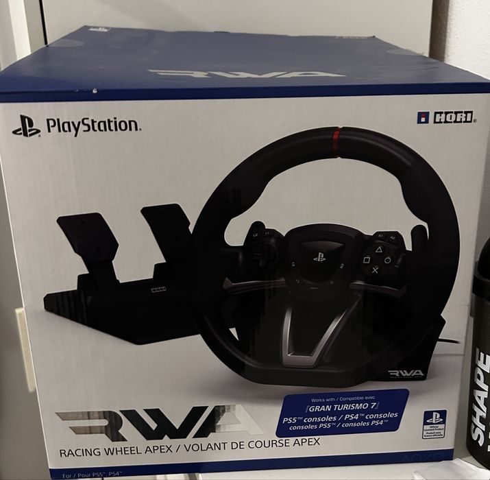 Volante HORI Racing Wheel Apex PS5/PS4/PC – Como Novo