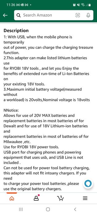 Lithium Battery Adapter64752417312641122