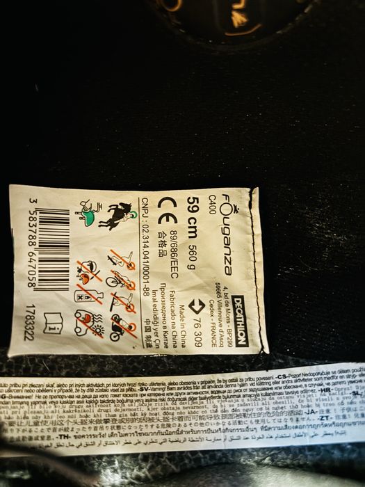 Toczek jeździecki Fouganza C400