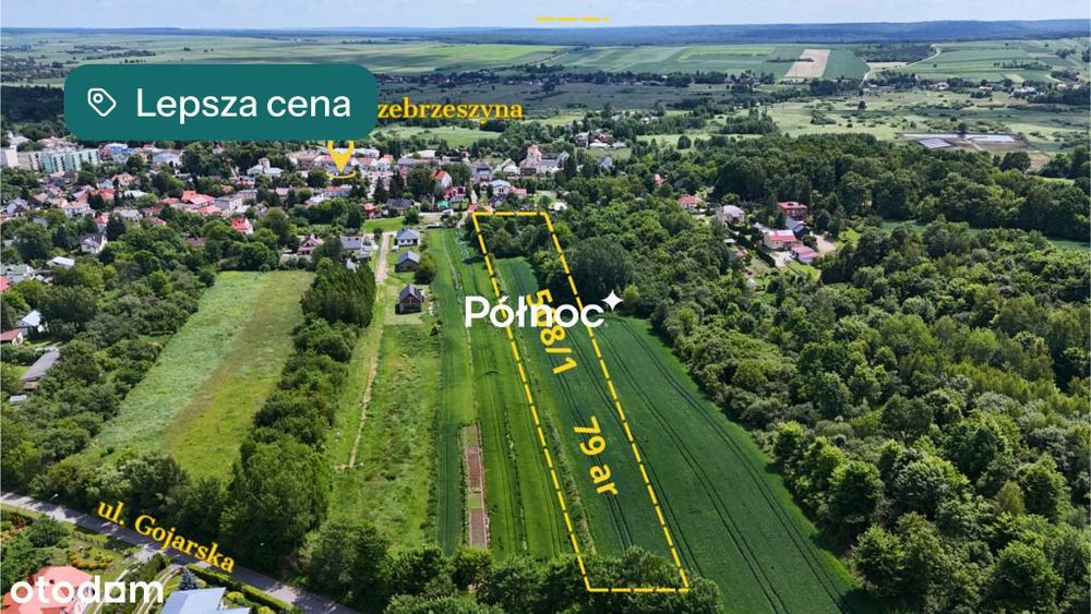 Szczebrzeszyn – działka z zabudową i mediami! - Widok 4