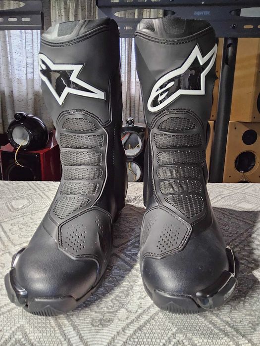 Botas Alpinestars Modelo Stella Pretas Novas para Motociclistas