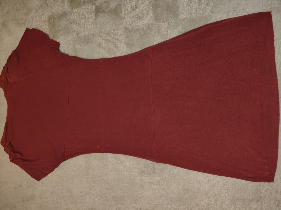 Brick red dress size M by Mango