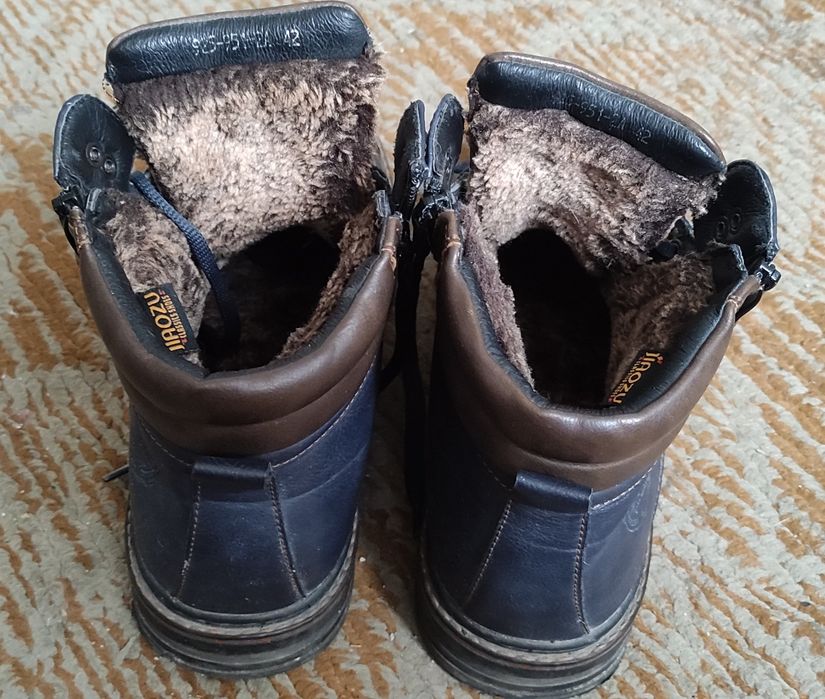 Зимові черевики (ботинки) на густому хутрі унісекс