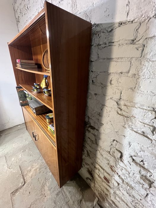 Piękna duża biblioteczka jasna prl vintage retro