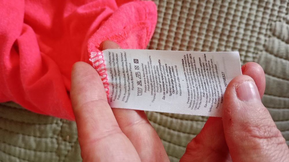 Neonowa koszulka damska rozmiar L