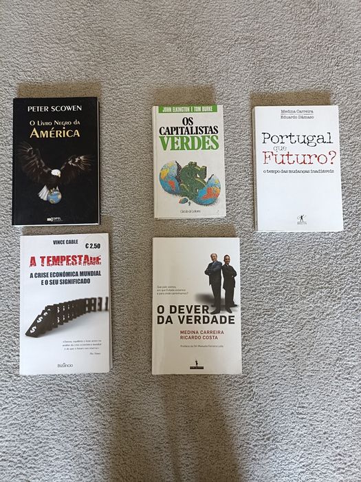 Livros de diversos assuntos