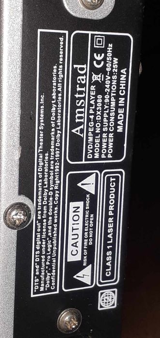 DVD/MP3 Player with Remote Control64552996049154121