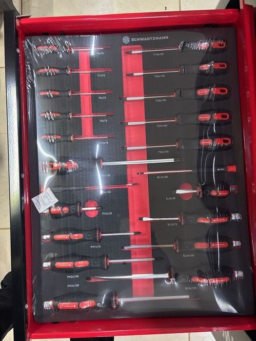 Carrinho de Ferramentas 6/7 gavetas completas SCHWARZMAN