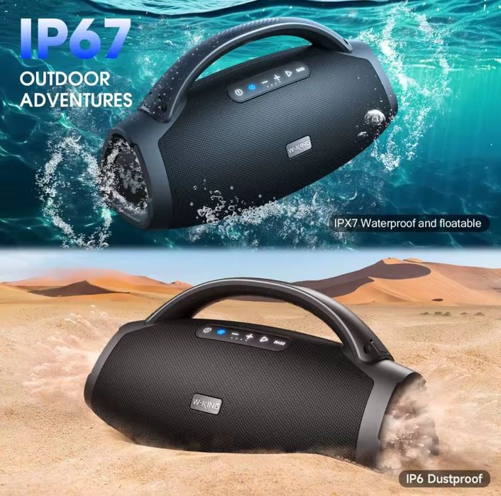 Блютуз колонка W-KING X20, X10, конкуренти JBL boombox 3, JBL Xtreme 3