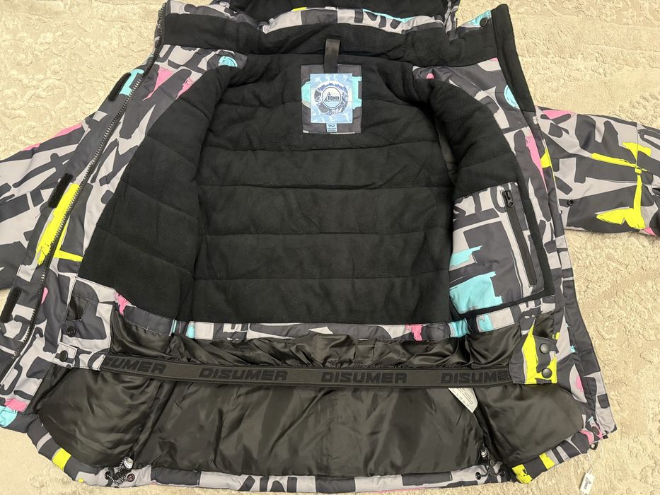 Зимовий мембранний термо костюм комплект на дівчинку 128-164 Dizumer