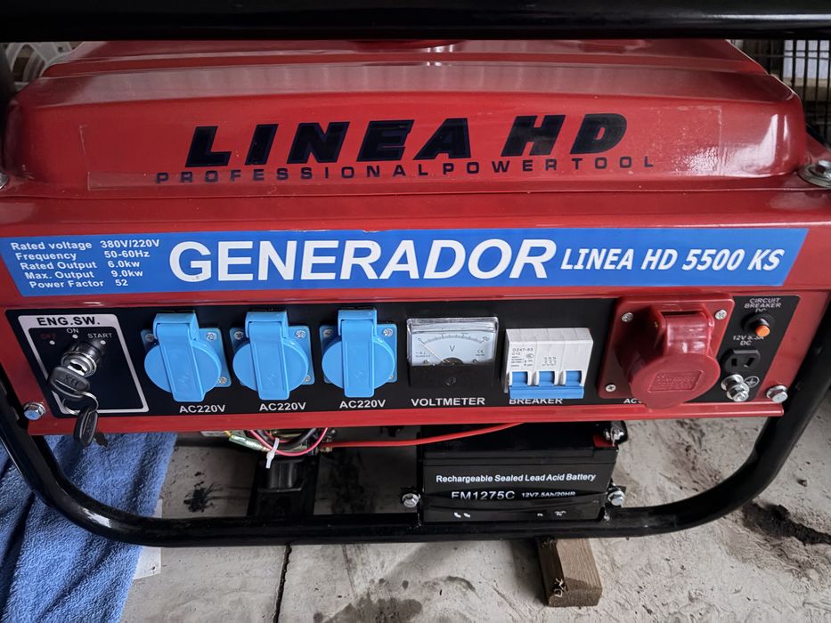 Gerador novo 6kw
