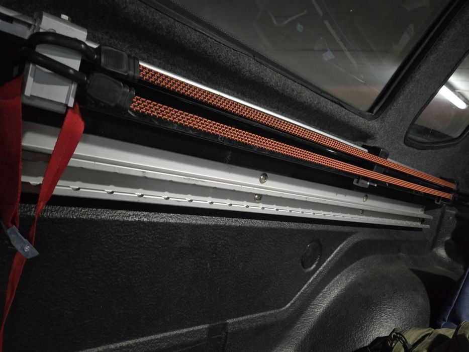 Calhas fixa carga da caixa Nissan Navara NP300
