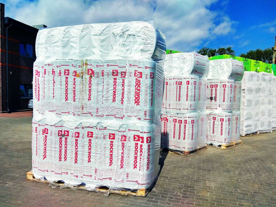 Мінеральна вата Rockwool, кам'яна вата Роквул, базальтова вата рулонна