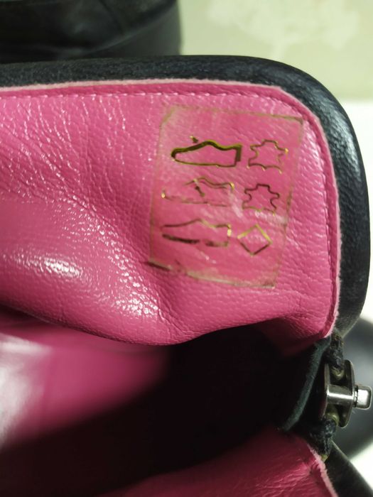 Botins cunha, couro/pele genuína, ana sousa,  tam. 37