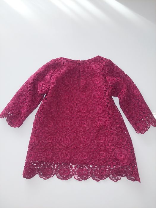 Koronkowa sukienka bordo r 74 RESERVED