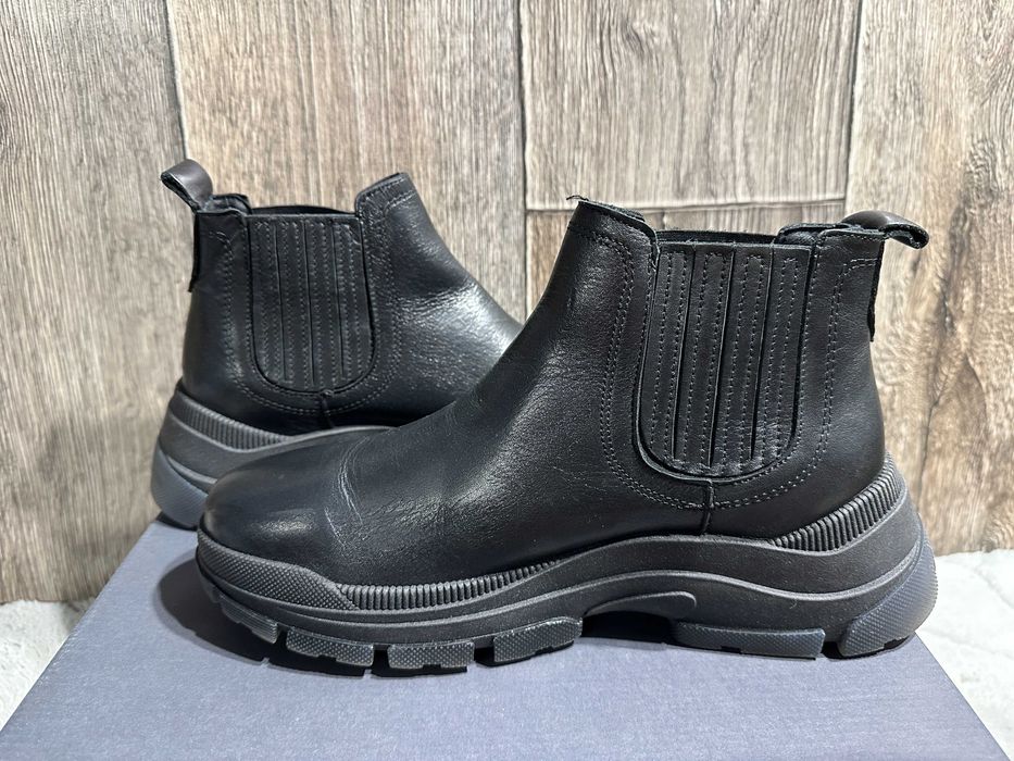 botki męskie skórzane marc o'polo elastic panelled chunky 41