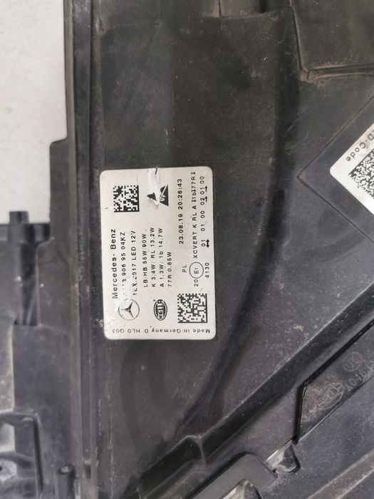 Lampa lampy Mercedes E klasa w213 s213 prawa lewa Multibeam