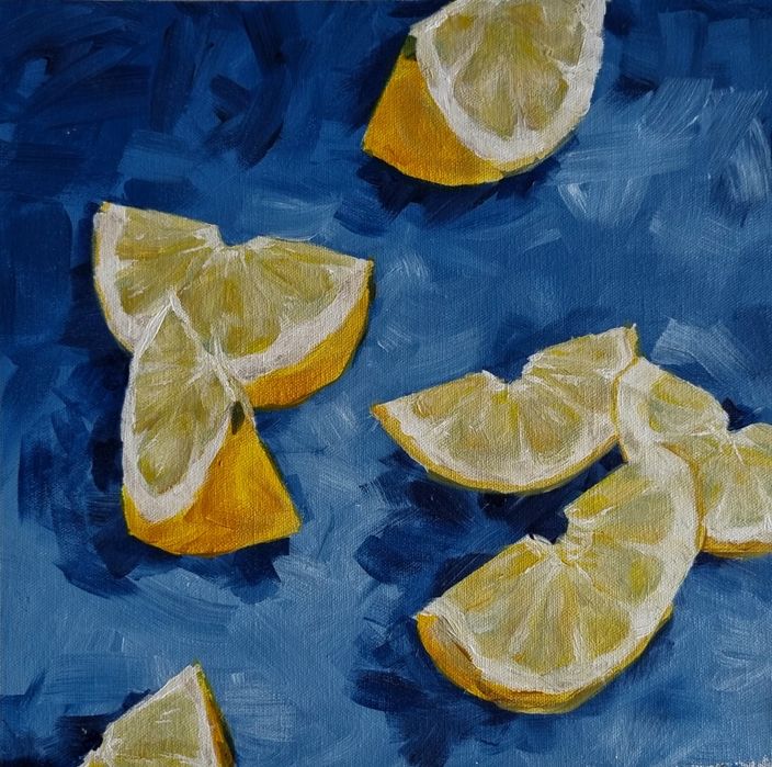 Dyptyk 30x30cm, akryl na podobraziu