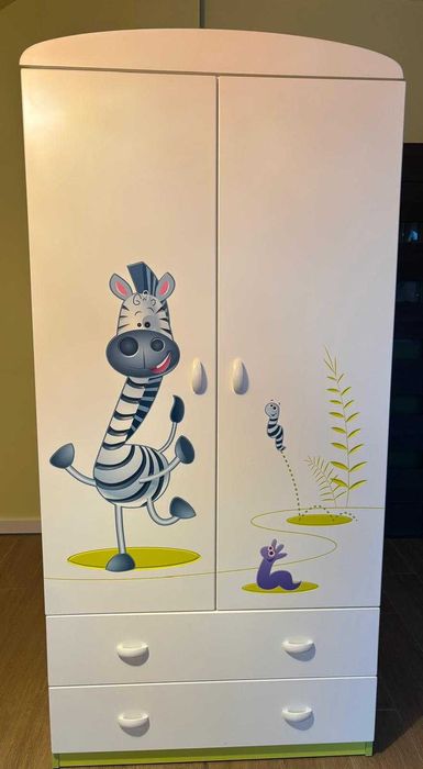 Szafa dziecięca meblik safari zebra