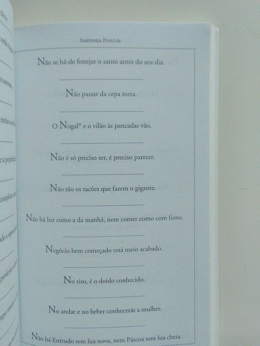 Sabedoria Popular Provérbios e alguns ditos II série
