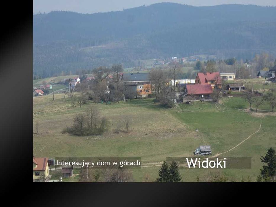 Interesujący dom w górach