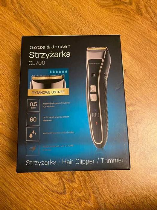 Strzyżarka Götze & Jensen CL700 – tytanowe ostrze, LED, 60 min pracy