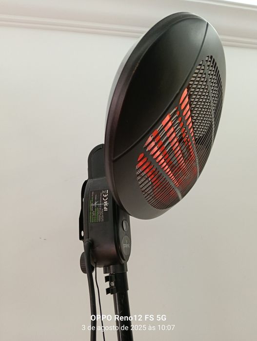 Aquecedor Elétrico_C/ Pé_de Parede_Esplanada_Comercio_Habitação_Jardim