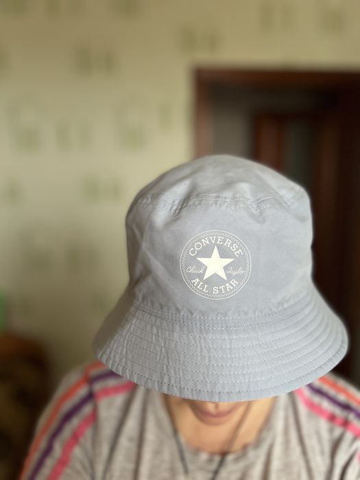 Панама Converse двусторонняя голубая