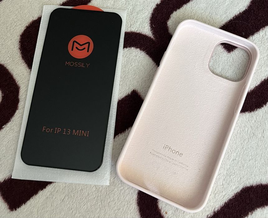 Чохол та скло на iphone 13 mini