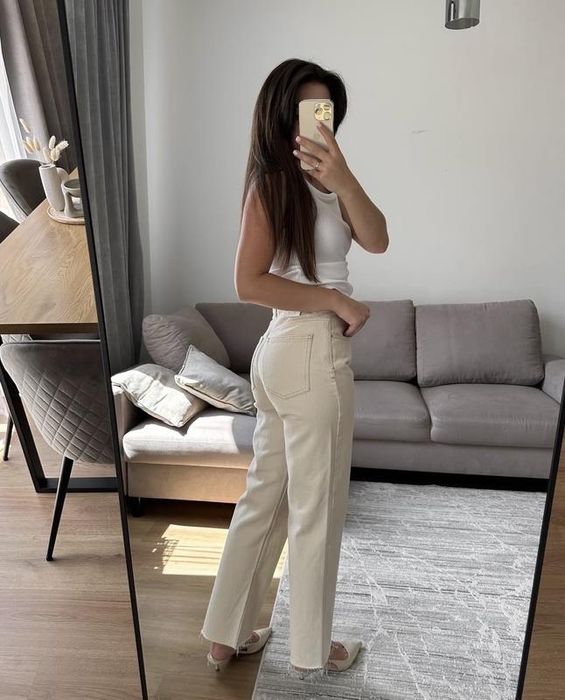 Прямі джинси ZARA