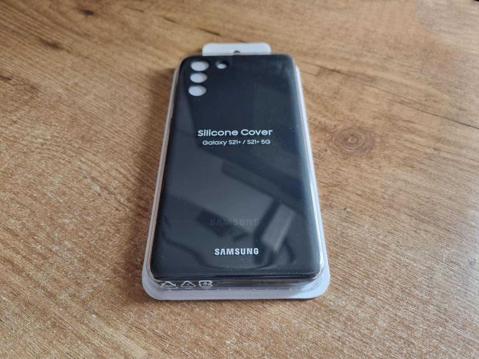 Capa de silicone em preto para Samsung Galaxy s21 + / S21+5G