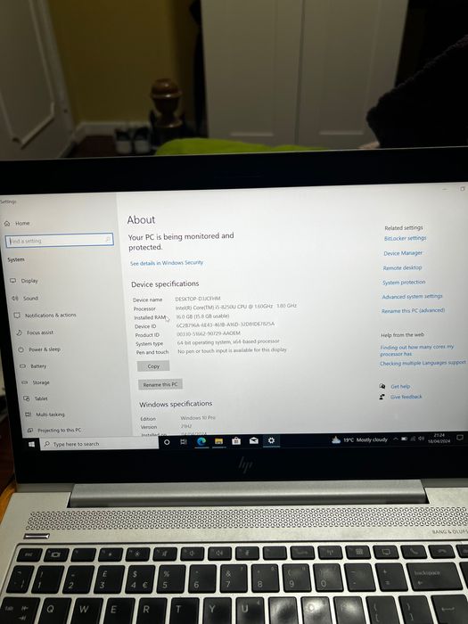 HP EliteBook Computer – 8th Generation i564741168169985122