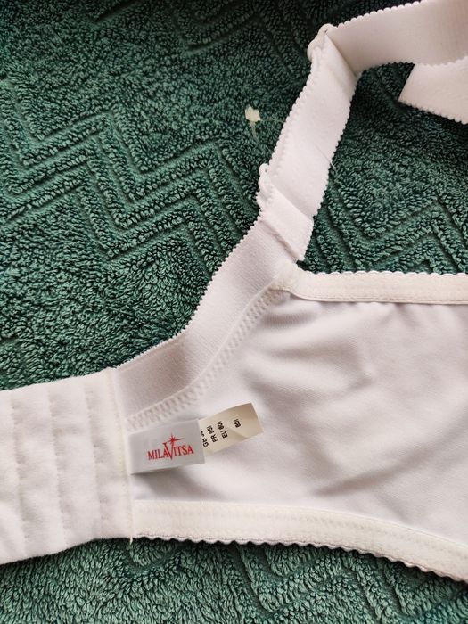 Бюстгальтер білий Milavitsa розмір 75F і 80i Мілавіца