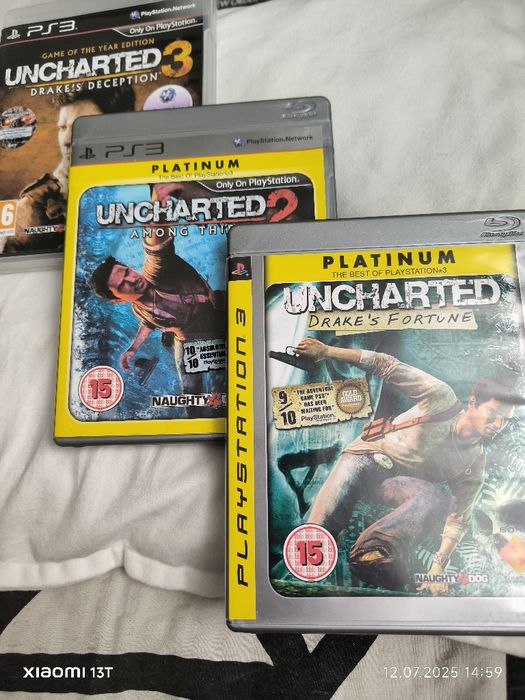 UNCHARTED 1 ,2 ,3 ( pakiet) PS3