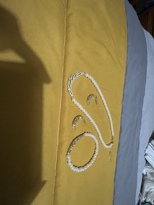 Conjunto colar brincos