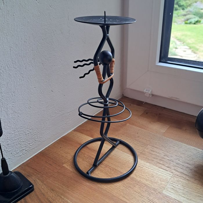 Świecznik metaloplastyka dla Kolekcjonera