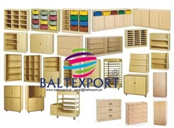 Armários de Escritório Várias Medidas em Estrutura Melamina / Madeira