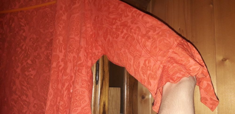 Narzutka 36 s 38 m sweter wiązany per uno pomarańczowa blezer 40 xl 16