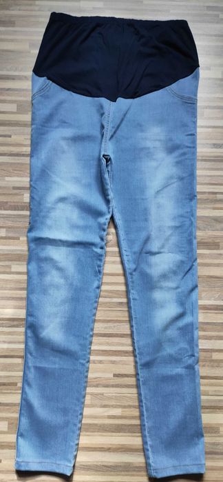Ciążowe spodnie SLIM JEANS XL