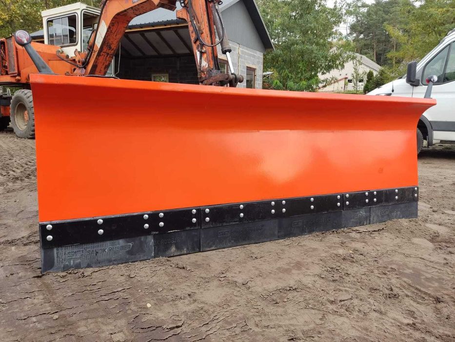 Pług do śniegu komunalny prosty Metal-technik 2,6/3,0m euro/tuz NOWY