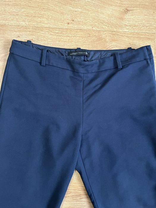 Calca classica Zara M mulher azul