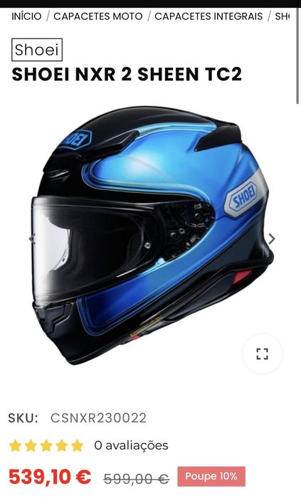SHOEI NXR 2 SHEEN TC2