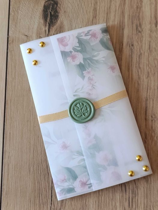 Zaproszenia na różne okazje handmade 10 sztuk