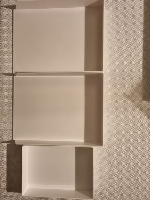 White Plastic Organizer Set426581784066140161