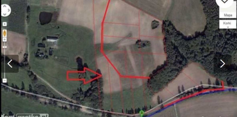 Piękna działka na skarpie na Kaszubach, Piekło Górne 4 289 m² - Widok 4